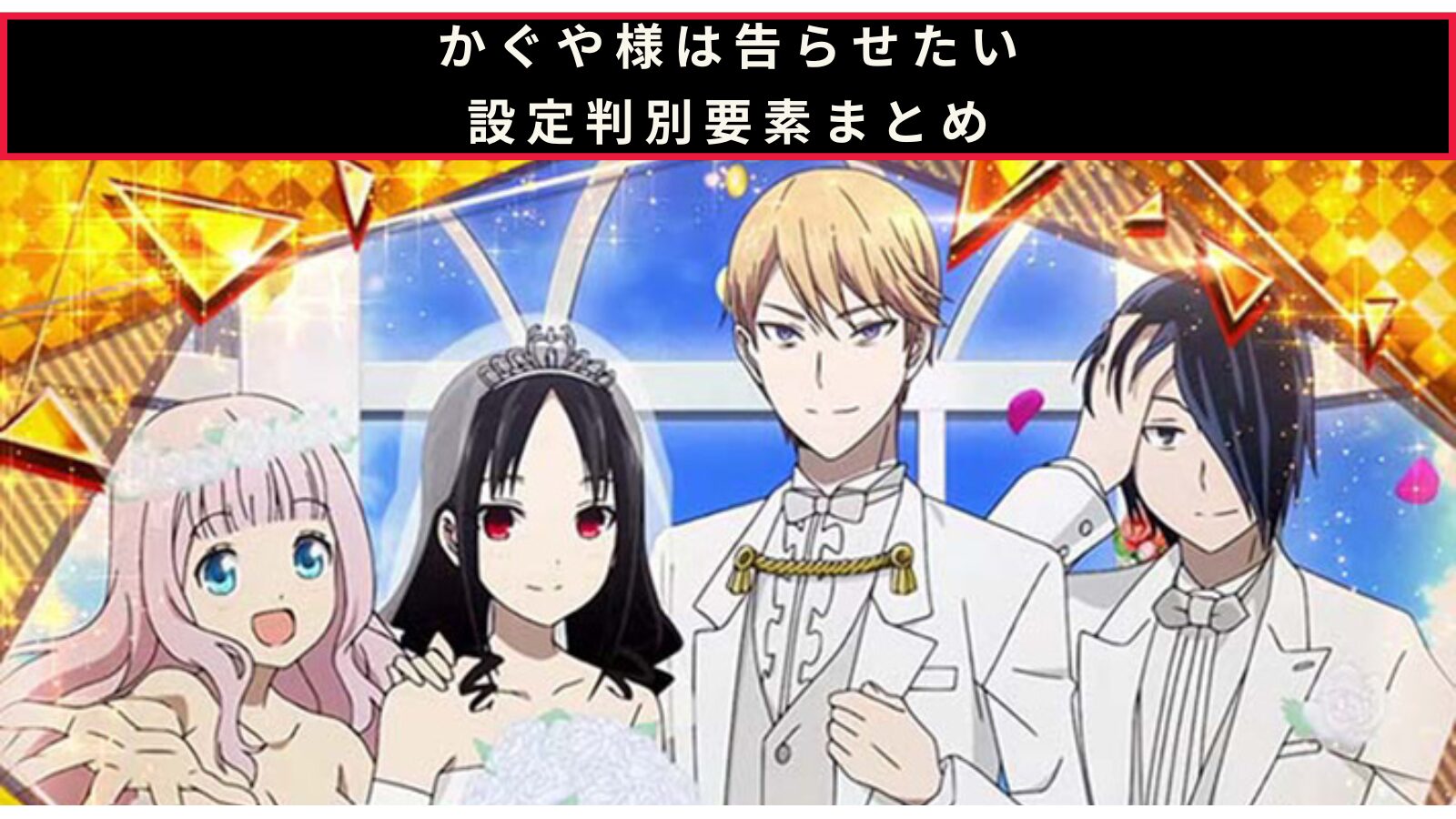スマスロかぐや様は告らせたいの設定判別記事のアイキャッチ画像