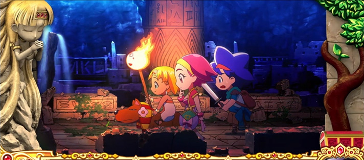 クレアの秘宝伝~はじまりの扉と太陽の石~ボーナストリガーver.のステージ(遺跡)