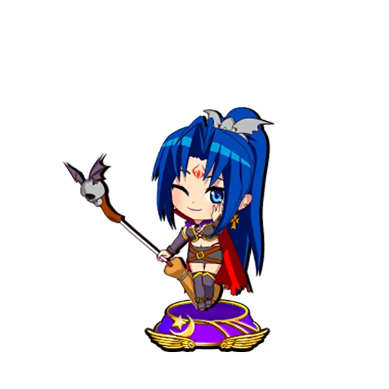 マジカルハロウィン ボーナストリガーのミニキャラ台座色による示唆(紫)