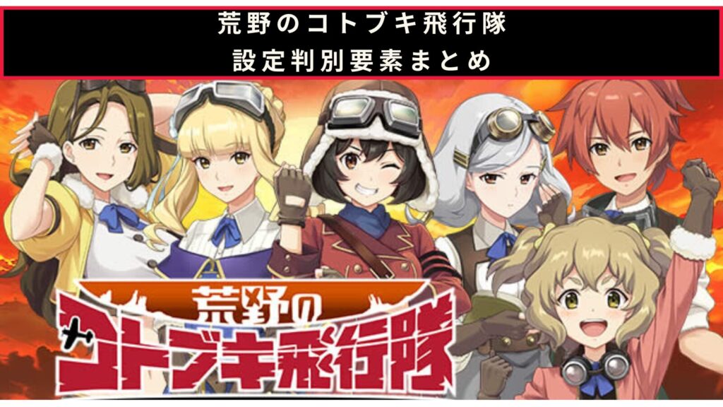 スマスロ 荒野のコトブキ飛行隊SSの設定判別のアイキャッチ画像