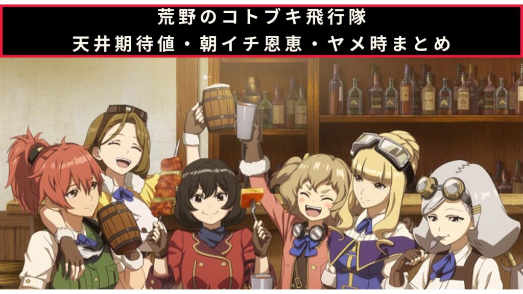 荒野のコトブキ飛行隊の天井期待値・朝イチ挙動・ヤメ時まとめのアイキャッチ画像