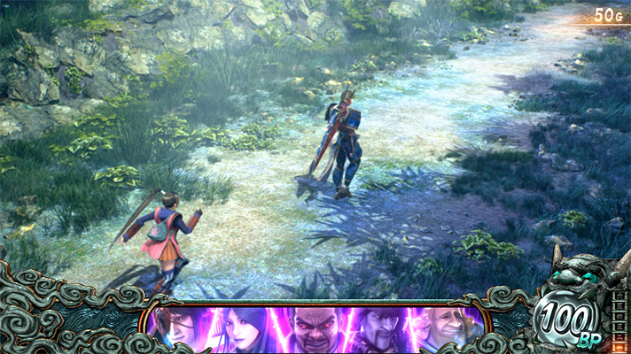 スマスロ 新鬼武者3のキャラ集合演出によるAT継続示唆