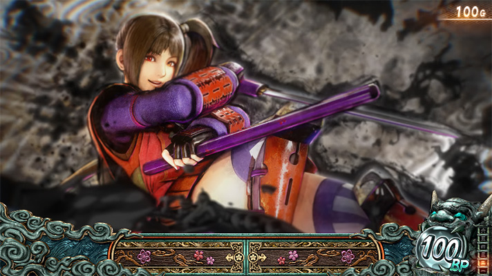 スマスロ 新鬼武者3のアイキャッチによる示唆(茜)