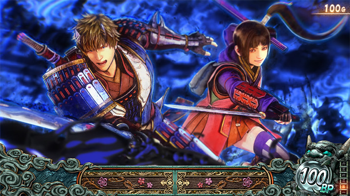 スマスロ 新鬼武者3のアイキャッチによる示唆(蒼鬼&茜)