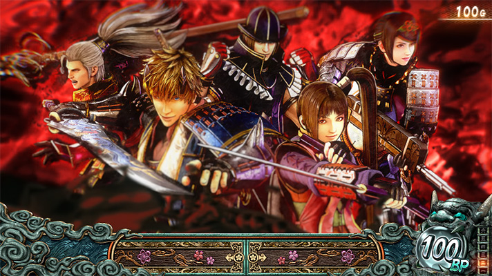 スマスロ 新鬼武者3のアイキャッチによる示唆(赤背景)